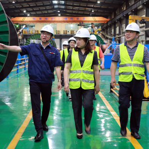 民建南寧市委會(huì)主委、市中級(jí)人民法院副院長梁滿紅率隊(duì)蒞臨我司交流指導(dǎo) ...