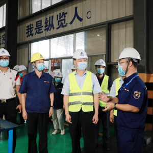 南寧市委常委、常務(wù)副市長(zhǎng)陳竑率隊(duì)到我司考察指導(dǎo)