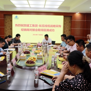 眾志成城 同創(chuàng)共贏——建工集團、縱覽線纜戰(zhàn)略采購經(jīng)銷商對接交流會 ... ... ...
