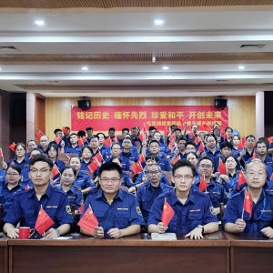 弘揚偉大抗戰(zhàn)精神，凝聚奮進磅礴力量——縱覽集團組織觀看抗戰(zhàn)勝利 80 周年閱兵式